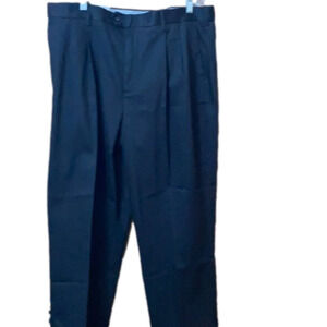 𝅺CROFT & Barrow- 38x29 pleated Black pants NWT